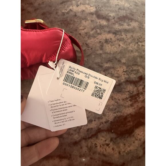 NWT $98 Lululemon Quilty Pleasures Shoulder Bag *MINI 5L Pink CUTE FREE SHIP - Picture 4 of 7
